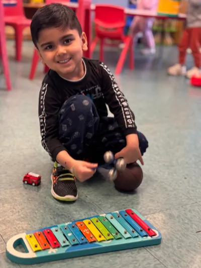 Child at Little Heaven Daycare